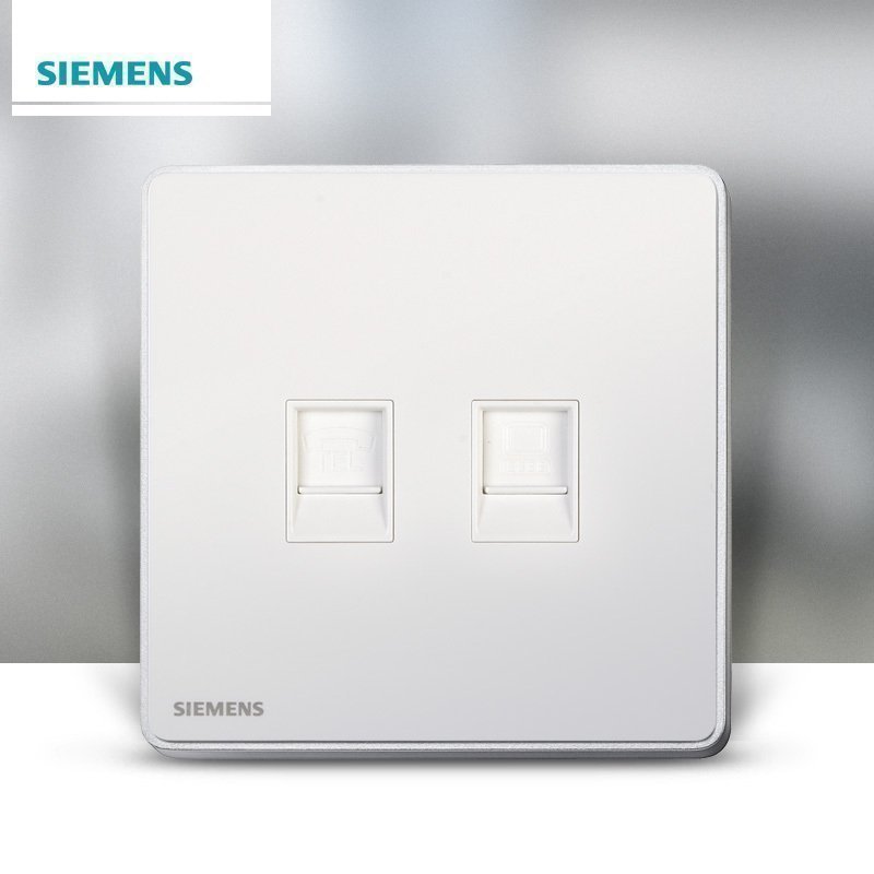 Siemens Ruizhi Series Switch Socket Panel Household Ivory White Smart Titanium Silver Phone Computer Socket