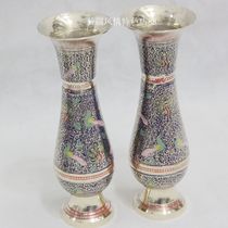 Handmade engraving vase Pakistan bronze vase vase Vase Hand Bronze Ware Pendulum for a pair price