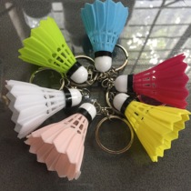 Badminton pendant Plastic mini badminton racket keychain trinkets Sports gifts souvenirs 30