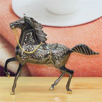 Pakistan handicrafts direct sales bronze bronze sculpture animal 12 inch Pegasus holiday gift BTM438