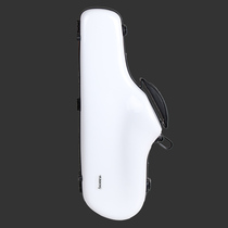 Promotional White saxophone glass fiber reinforced plastic box alto saxophone paint box drop e saxophone bag light