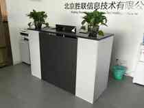 Chongqing Office Front Desk Reception Desk Company Consulting Desk Corner front desk Table Yingbin Desk to collect silver desk office counter