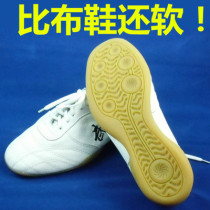 Martial arts shoes Taiji shoes cow tendon bottom soft leather practice kung fu shoes leather Wing Chun men's and women's spring canvas