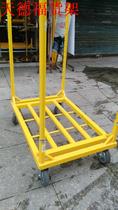 Tiandefu shelf trolley with truck hot wheel moving large wheel universal wheel directional wheel cloth cart plate cart