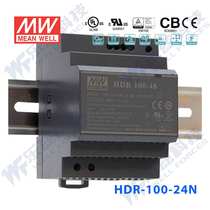 HDR-100-24N Taiwan Meanwell 100W24V rail switching power supply 4 2A DC
