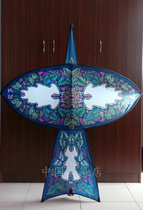Malaysian traditional kite Blue Moon Southeast Asian style crafts pendant ornaments