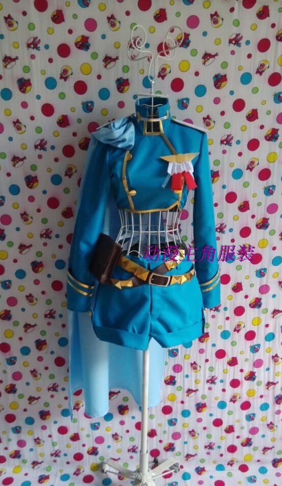 Anime protagonist clothing) Cosplay clothing set to V mirror sound duo mirror sound bell military uniforms hand-made