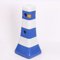 Plastic isolation Pier red and white small water horse blue and white road isolation fence guardrail road diversion bucket anti-collision bucket