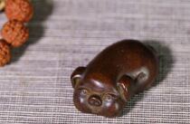 Yiguang bronze copper pig tea pet ornaments Tea mat Feng Shui ornaments Handicraft ornaments Japanese tea pet lucky gathering gas
