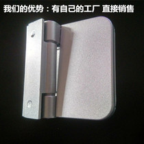 Partition flash silver glass hinge glass hinge office partition accessories aluminum alloy material