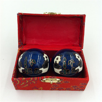 Beijing Jingtai Blue Health Care Fitness Ball Iron Ball Chinese Wind Characteristics for the Elderly Little Gift