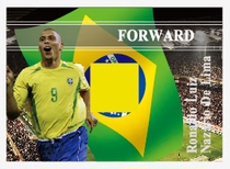 Brazils monochrome jersey Ca Ronaldo Daro