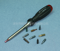 Imported Swiss PB 6510 R-100 for 1 4-head ratchet positive and negative handle 10-in-1 screwdriver