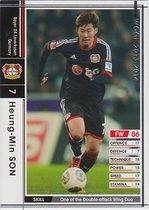 Japanese version of the star card WCCF 13-14 white card Leverkusen Sun Xingmin South Korea rare