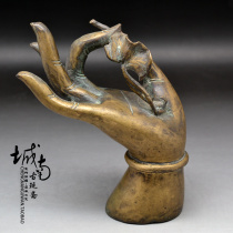 Qing Dynasty Tibetan Tantric Brass Thasa Guanyin statue of Buddhism Buddhism supplies