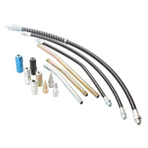 Manual universal hand-made butter gun hose butter gun mouth tip flat mouth gun head metal rod hose filler gun nozzle