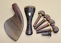 Violin accessories Rosewood carving violin accessories cable board inlaid beautiful shells