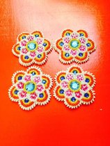 Huian womens clothing clothing embroidered bead pin