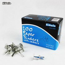 Malaysia Singapore silver double foot nail metal binding clip 7 specifications English installation Factory Direct