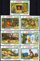 Дисней, мультяшные марки, 1982 года, с медвежатами