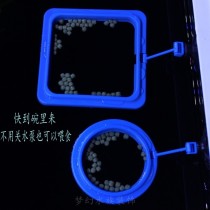 New fish tank feeding box aquarium fish fixed-point feeding ring suspension feeder fish grain feeding ring Square