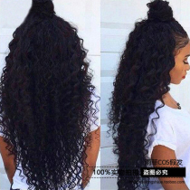 Indian virgin hair bundles Grade 8A Deep Weave Indian virgin hair curtain
