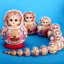 Yakrous (YAKELUS) authentic basswood original gift Russian dolls 15 floors 1502