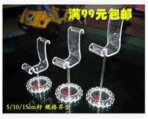 Counter shoes shop mens and womens shoes display stand organic acrylic high heels display rack plastic shoe rack shoe support plum flower rack