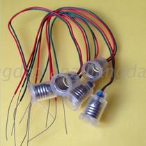 E10 small lamp holder lamp holder old flashlight lamp holder physical experiment lamp holder with wire lamp holder