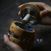 Usumi Pure Hand Splicing Polished bamboo Moxibustion Natural no varnish