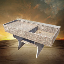 Laundry pool with washboard non-slip pool double tank granite stone sink custom balcony 200cm household