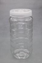 PET plastic bottle 1000g round bottle honey bottle storage bottle green material with inner cap