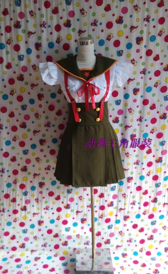 Anime main character clothing) cosplay clothing set to be the school park island if narrow in the original school uniform womens clothing