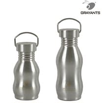 304 stainless steel outdoor sports kettle all steel water Cup children portable water cup single layer water bottle 350ml500ml