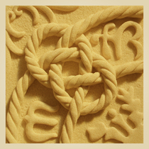 Artificial sandstone wall brick sandstone TV background relief decorative cultural fossil carving Sand Carving Art double rope head board