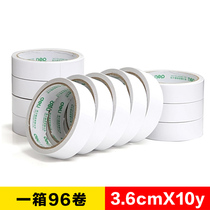 Del stationery 3 6cm * 10y double-sided tape wide double-sided tape ordinary type 30415 double-sided tape