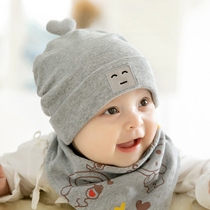 Baby hat spring and autumn thin section cotton newborn boneless small baby hat newborn 6 male baby 0-3 months autumn and winter