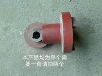 Three-jaw coupling device plum blossom elastic coupling back wheel water pump motor connecting wheel cast iron hexagonal elastic pad