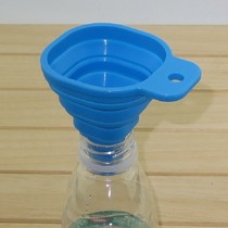 Japan NHS foldable silicone funnel telescopic water wine funnel liquid powder seasoning grain and oil funnel