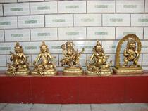 WM-697 Tantric God of Wealth Bronze Buddha Five Surnames Yellow Wealth God Red Wealth God White Wealth God Black Wealth God