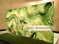 Translucent stone plate Rosin Jade artificial jade background wall marble lamp KVT hotel entertainment place decoration material