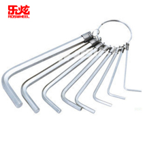 Good car repair helper bicycle six wrench tool combination internal 6-angle wrench