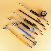 Inflatable pipe gun gas rod with watch Shiping popular car motorcycle tram tire air supplement pump