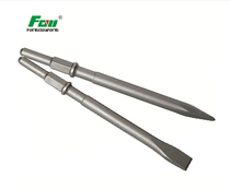 Fang King drill bit long hexagonal belt ring steel tip flat chisel concrete slotted chisel extended steel chisel 17*280