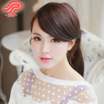 Pinshow wig wig bangs Korean invisible no trace oblique bangs wig piece light cooked one-piece clip short oblique bangs