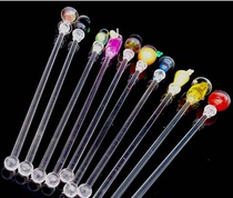 Bars Bars Mixed Spoon Acrylic Juice Mixing Rod Plastic Bars Color Wine Bars Bars 28CM