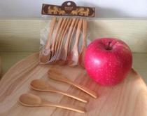 Thai import-solid wood non-spray spoon seasoning spoon childrens spoon