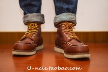 Vintage handmade 875 vintage genuine leather short boot Amei click the male and female couple Martin cow leather overalls boots