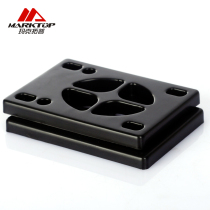 Slide plate thickened shock absorber gasket fish Board highway bridge pad base shock absorber 6mmPU gasket 2 sets