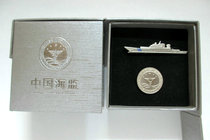 China Marine Surveillance Ship Commemorative Badge Clamp Original Box New East China Sea Diaoyu Islands